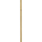 Z-Lite Calliope 5" 1-Light Foundry Brass Mini Pendant Light With Clear Glass Shade