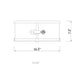 Z-Lite Callista 17" 3-Light Matte Black Flush Mount Lighting With Clear Glass Shade