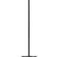 Z-Lite Callista 8" 1-Light Matte Black Mini Pendant Light With Clear Glass Shade