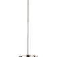 Z-Lite Callista 8" 1-Light Polished Nickel Mini Pendant Light With Clear Glass Shade