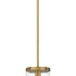 Z-Lite Callista 8" 1-Light Rubbed Brass Mini Pendant Light With Clear Glass Shade