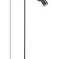 Z-Lite Calumet 49" Matte Black Aluminum Floor Lamp