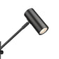 Z-Lite Calumet 49" Matte Black Aluminum Floor Lamp