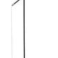 Z-Lite Calumet 49" Matte Black and Polished Nickel Aluminum Floor Lamp