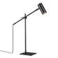 Z-Lite Calumet 6" 1-Light Matte Black Aluminum Table Lamp