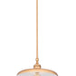Z-Lite Camden 14" 1-Light Rubbed Brass Steel Pendant Light