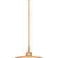Z-Lite Camden 14" 1-Light Rubbed Brass Steel Pendant Light