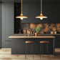 Z-Lite Camden 14" 1-Light Rubbed Brass Steel Pendant Light