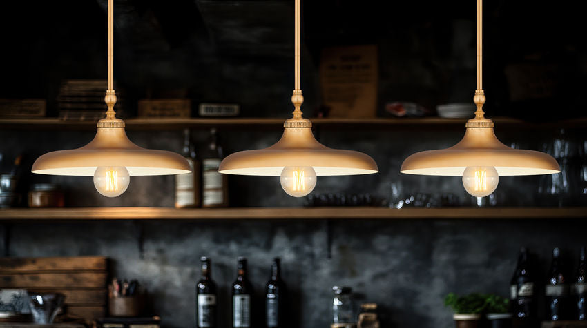 Z-Lite Camden 14" 1-Light Rubbed Brass Steel Pendant Light