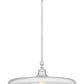 Z-Lite Camden 24" 1-Light Brushed Nickel Steel Pendant Light