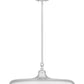 Z-Lite Camden 24" 1-Light Brushed Nickel Steel Pendant Light