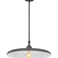 Z-Lite Camden 24" 1-Light Modern Bronze Steel Pendant Light