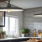 Z-Lite Camden 24" 1-Light Modern Bronze Steel Pendant Light