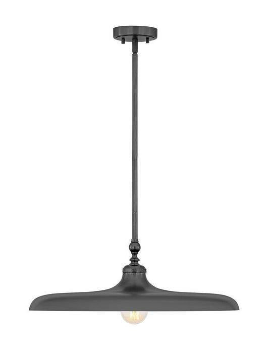 Z-Lite Camden 24" 1-Light Modern Bronze Steel Pendant Light