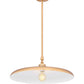 Z-Lite Camden 24" 1-Light Rubbed Brass Steel Pendant Light
