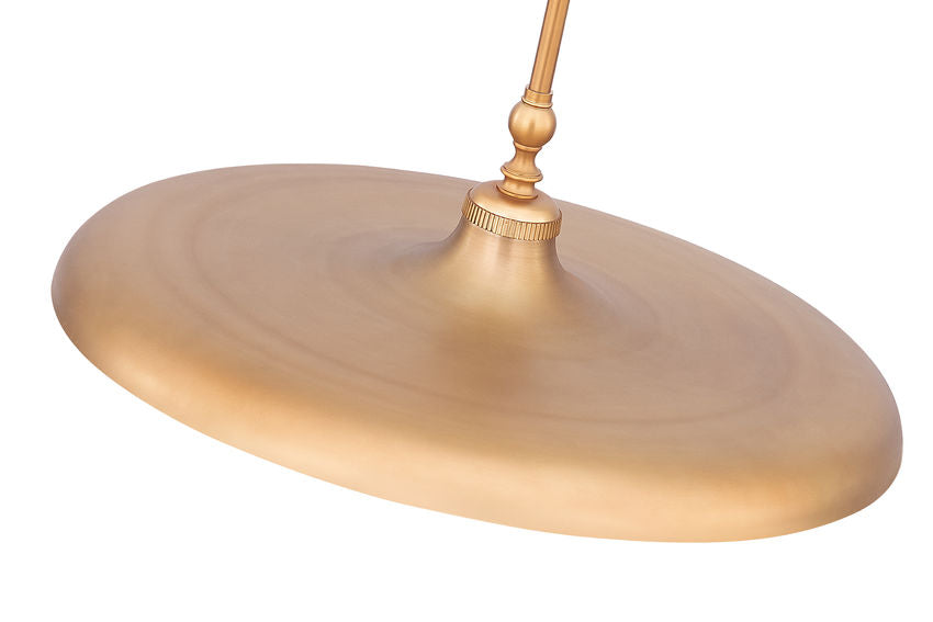 Z-Lite Camden 24" 1-Light Rubbed Brass Steel Pendant Light