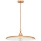 Z-Lite Camden 24" 1-Light Rubbed Brass Steel Pendant Light
