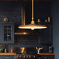 Z-Lite Camden 24" 1-Light Rubbed Brass Steel Pendant Light