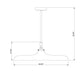 Z-Lite Camden 24" 1-Light Rubbed Brass Steel Pendant Light