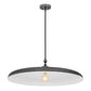 Z-Lite Camden 32" 1-Light Modern Bronze Steel Pendant Light