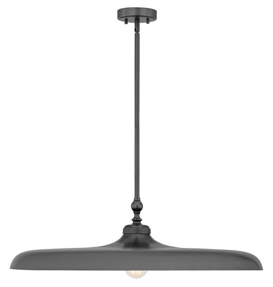 Z-Lite Camden 32" 1-Light Modern Bronze Steel Pendant Light