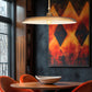 Z-Lite Camden 32" 1-Light Rubbed Brass Steel Pendant Light
