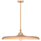 Z-Lite Camden 32" 1-Light Rubbed Brass Steel Pendant Light
