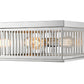 Z-Lite Camellia 15" 3-Light Polished Nickel Steel Flush Mount Lighting