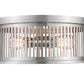 Z-Lite Camellia 16" 3-Light Brushed Nickel Steel Flush Mount Lighting