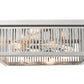 Z-Lite Camellia 18" 4-Light Polished Nickel Steel Flush Mount Lighting