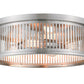 Z-Lite Camellia 20" 4-Light Brushed Nickel Steel Flush Mount Lighting