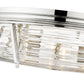 Z-Lite Cape Harbor 20" 4-Light Polished Nickel Flush Mount Lighting With Clear Glass Shade