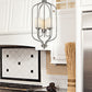Z-Lite Cardinal 14" 3-Light Brushed Nickel Steel Pendant Light With Matte Opal Glass Shade