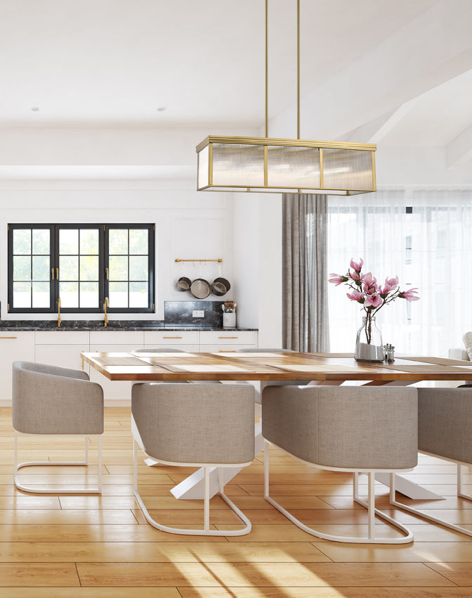 Z-Lite Carnaby 12" 10-Light Modern Gold Steel and Clear Ribbed Glass Shade Linear Chandelier