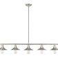 Z-Lite Casa 8" 5-Light Brushed Nickel Steel Island Light