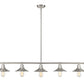 Z-Lite Casa 8" 5-Light Brushed Nickel Steel Island Light