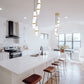 Z-Lite Cayden 12" 5-Light Modern Gold and Clear With Etched Opal Glass Shade Chandelier