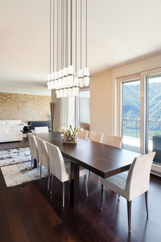 Z-Lite Cayden 18" 17-Light Brushed Nickel and Clear With Etched Opal Glass Shade Linear Chandelier