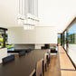 Z-Lite Cayden 18" 17-Light Brushed Nickel and Clear With Etched Opal Glass Shade Linear Chandelier