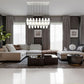 Z-Lite Cayden 18" 23-Light Brushed Nickel and Clear With Etched Opal Glass Shade Linear Chandelier