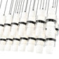 Z-Lite Cayden 18" 23-Light Matte Black and Clear With Etched Opal Glass Shade Linear Chandelier