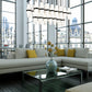 Z-Lite Cayden 18" 23-Light Matte Black and Clear With Etched Opal Glass Shade Linear Chandelier