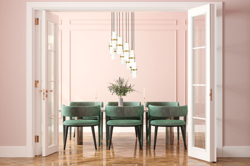 Z-Lite Cayden 24" 11-Light Modern Gold and Clear With Etched Opal Glass Shade Chandelier