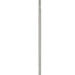 Z-Lite Celeste 59" Brushed Nickel Floor Lamp With Clear Seedy Glass Shade