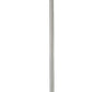 Z-Lite Celeste 59" Brushed Nickel Floor Lamp With Clear Seedy Glass Shade