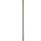 Z-Lite Celeste 59" Brushed Nickel Floor Lamp With Clear Seedy Glass Shade