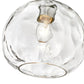 Z-Lite Chloe 10" 1-Light Brushed Nickel Pendant Light With Clear Glass Shade