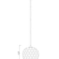 Z-Lite Chloe 10" 1-Light Olde Brass Pendant Light With Clear Glass Shade