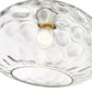 Z-Lite Chloe 14" 1-Light Brushed Nickel Pendant Light With Clear Glass Shade