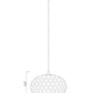 Z-Lite Chloe 14" 1-Light Brushed Nickel Pendant Light With Clear Glass Shade